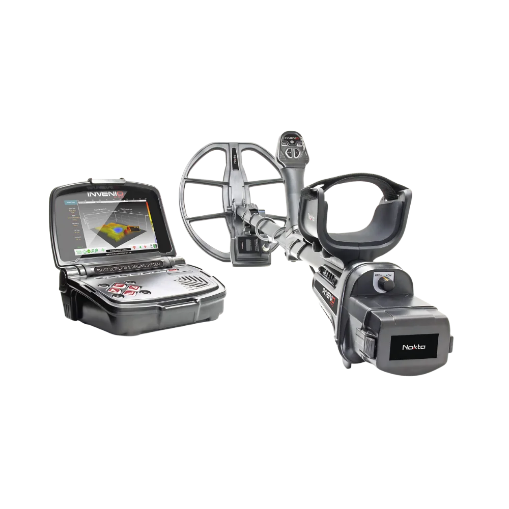 Invenio Pro Metalldetektor mit 3D-Bodenscan zur professionellen Schatzsuche نسخ