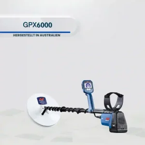 Minelab GPX 6000 Goldsuchgerät mit Suchspule und Zubehör
